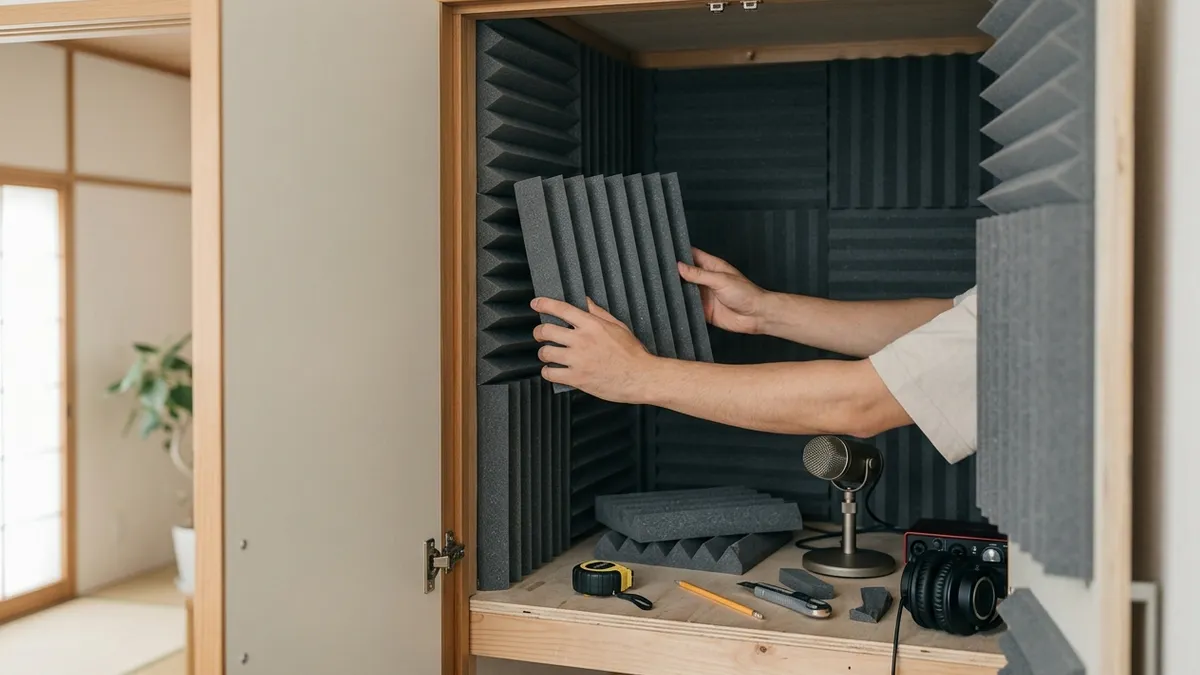 クローゼットを防音室にDIY！費用3万円〜で実現する「自分だけの音空間」 2026
