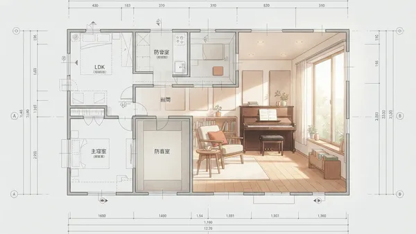 防音室・ピアノ室は住宅ローンに組み込める｜資金計画と固定資産税の注意点