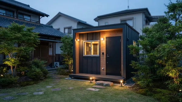 防音室を庭に設置できる？プレハブ・離れの費用と建築確認の注意点