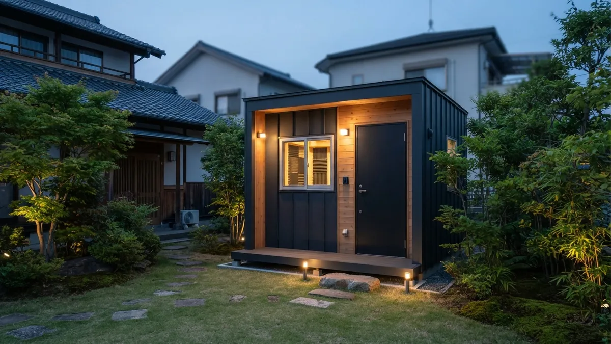 防音室を庭に設置できる？プレハブ・離れの費用と建築確認の注意点