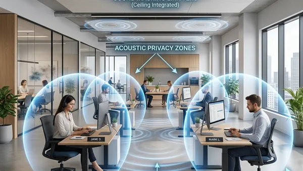 会議室の会話を守る｜サウンドマスキング導入で音漏れリスク解決