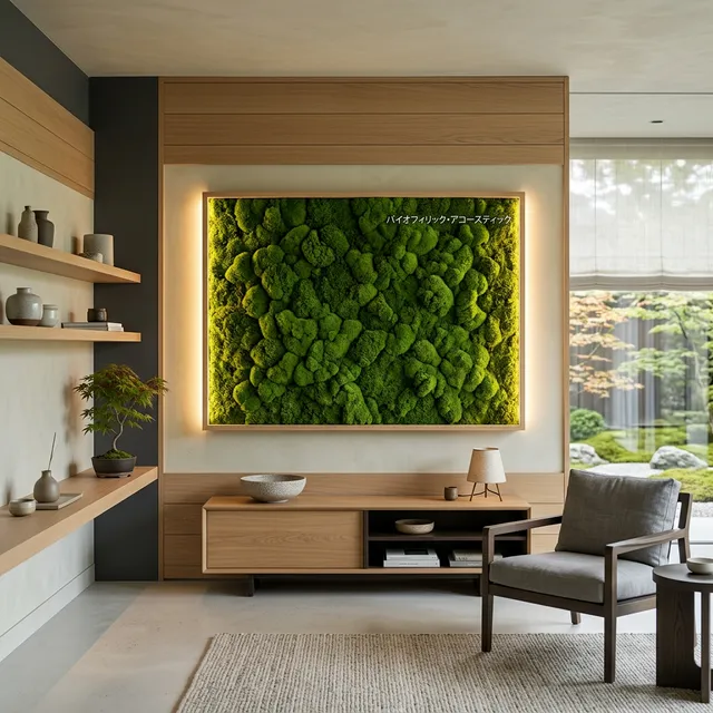 Zen & Silence: Building a \"Living Acoustic Wall\" with Moss