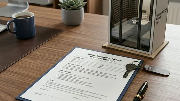 管理会社・オーナーを味方につける：防音室「設置提案書」テンプレートと交渉術