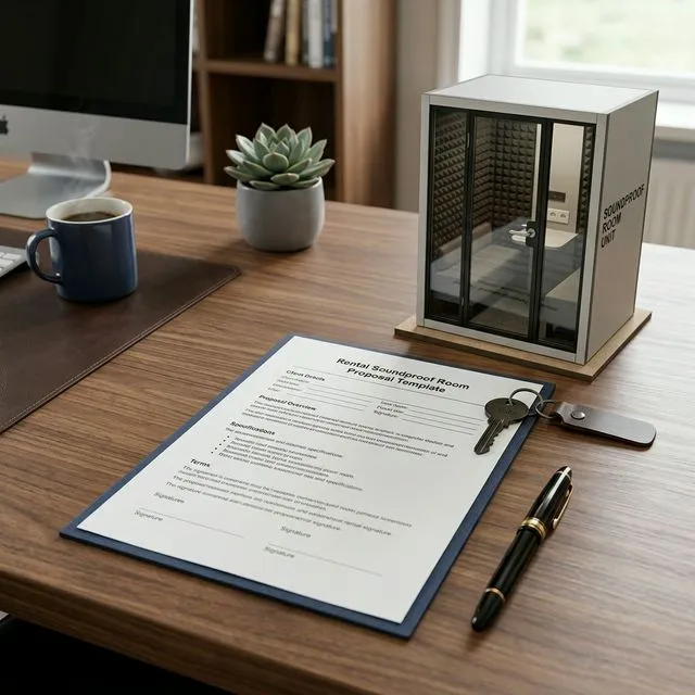 管理会社・オーナーを味方につける：防音室「設置提案書」テンプレートと交渉術