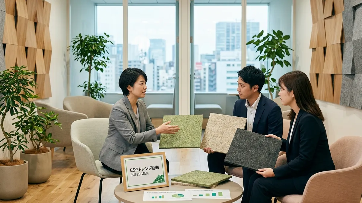 防音市場にESGの波｜省エネ構造・循環素材がもたらす新トレンド
