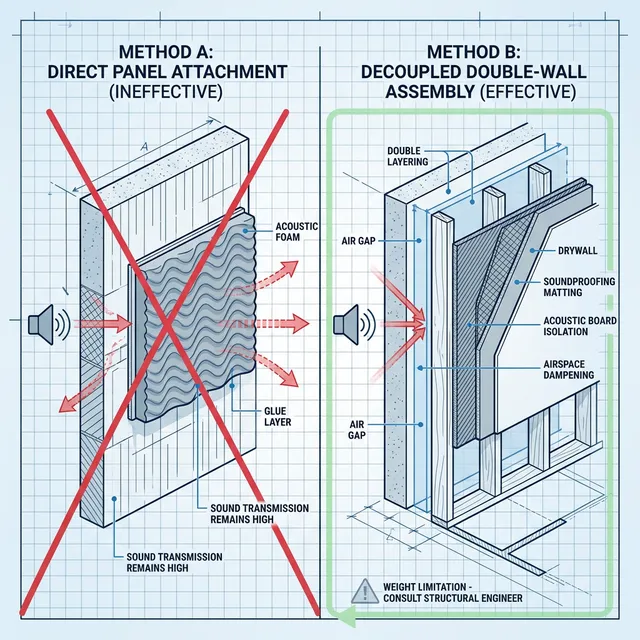 DIY Soundproof Room? Reality of Wall Isolation & Risks