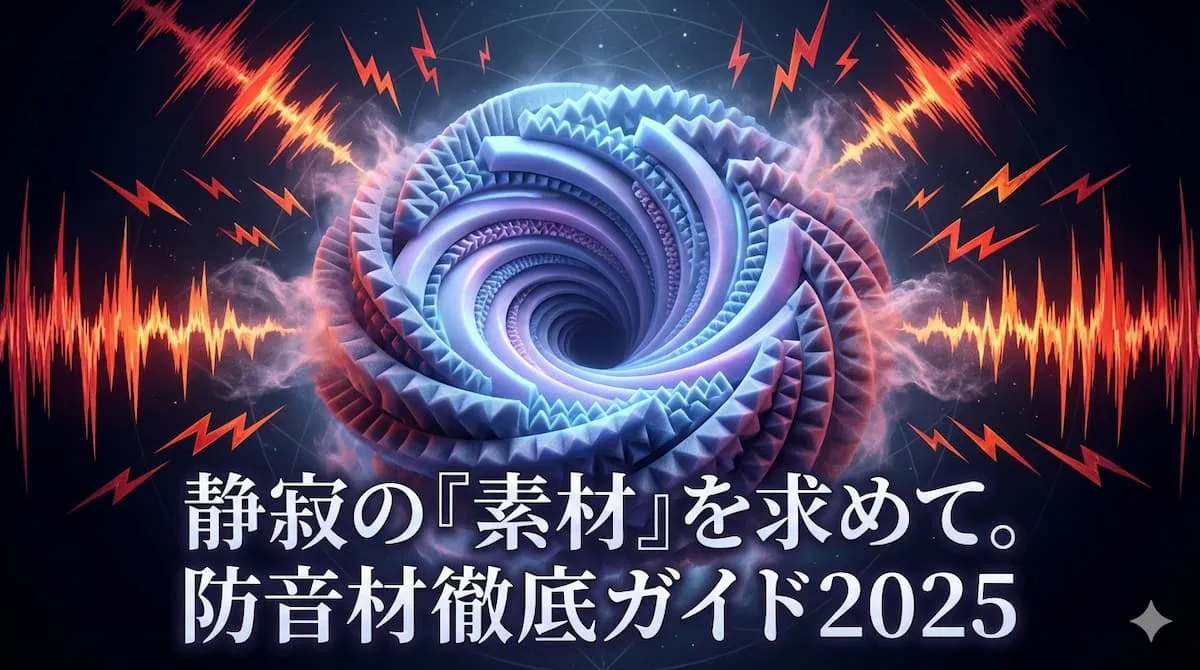 Soundproof Materials Selection Guide: Types, Prices & Where to Buy in Japan