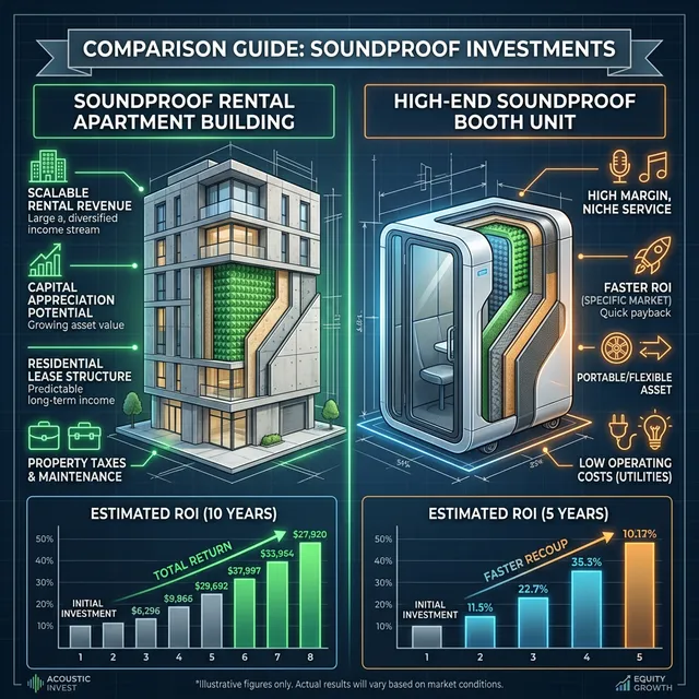 Soundproof Rental vs. Buying a Booth | The Break-Even Point (ROI Analysis)