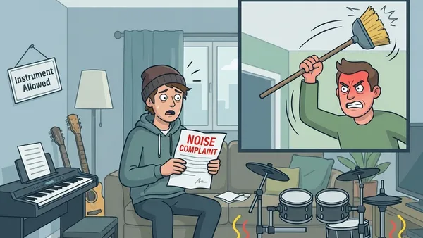 「楽器可」賃貸の落とし穴！入居後に苦情が来る4つの原因と対策【不動産屋は言わない】