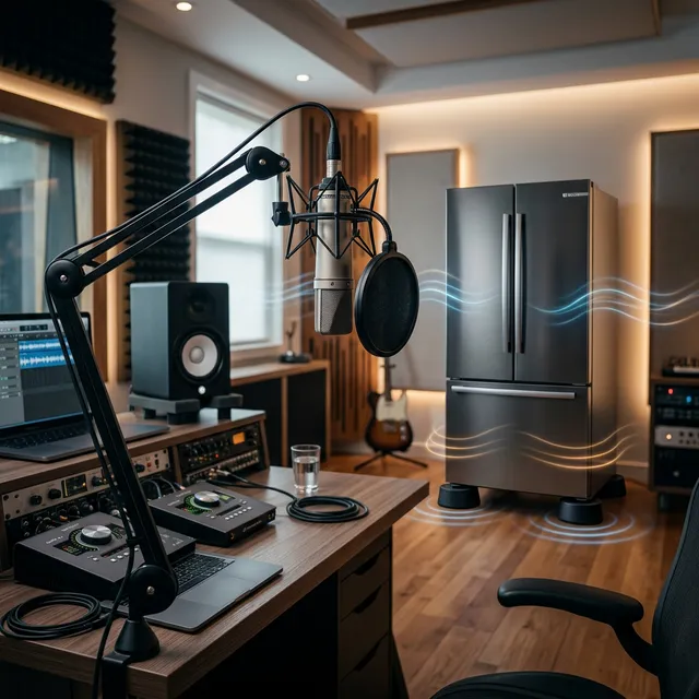 配信者のための家電・生活音対策｜冷蔵庫と換気扇のノイズを物理的に沈める方法