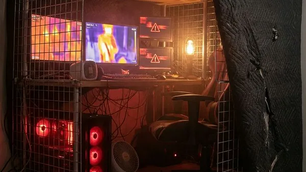 机の下で自作防音ブース！ワイヤーネットと毛布で作る秘密基地の落とし穴