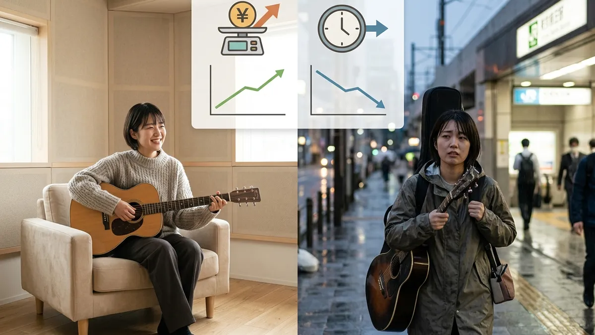 【経済性比較】防音賃貸 vs 一般物件＋スタジオ利用、10年で120万円の差が出る理由