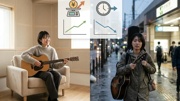 【経済性比較】防音賃貸 vs 一般物件＋スタジオ利用、10年で120万円の差が出る理由