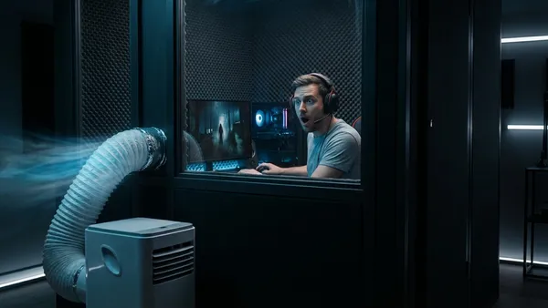 【ゲーム実況】汗だく配信を卒業。エアコンなしの防音室で夏を乗り切る「スポットクーラー」設置ガイド【2025-2026最新】