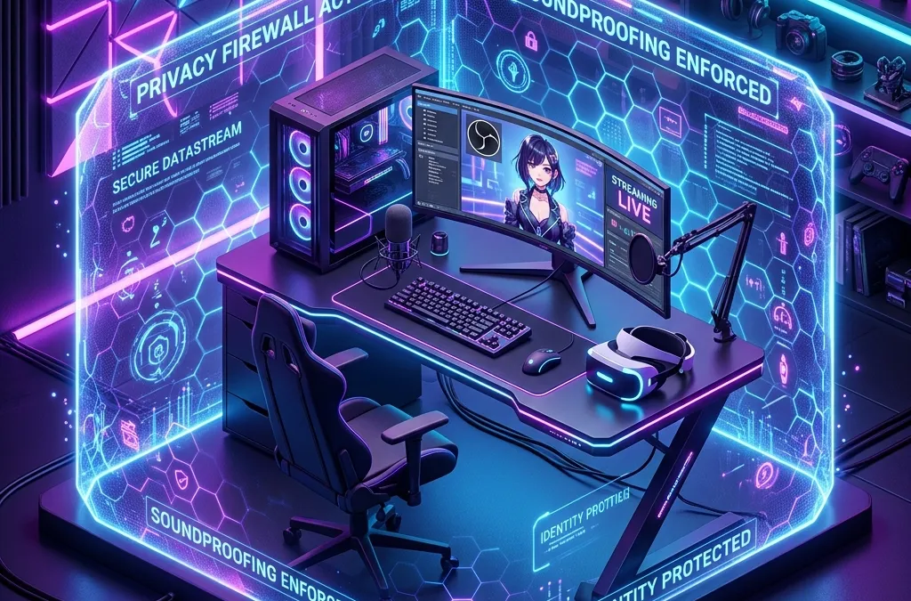 VTuberの防音室は「身バレ」を防ぐ最後の砦｜物理的セキュリティとプライバシー特化の要件2026