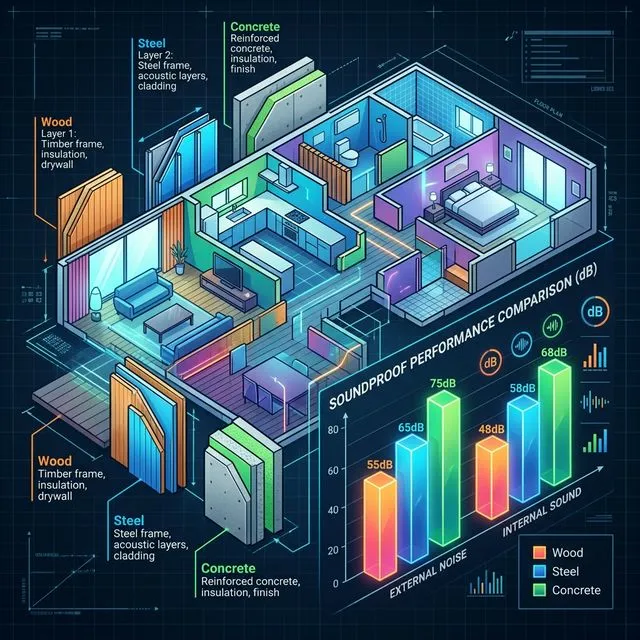 ハウスメーカー5社の防音・遮音性能比較（2026年最新版）：建てる前に知るべき遮音等级の罠