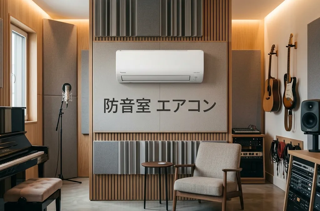 防音室のエアコン選びと静音化の極意｜2026年最新の空調・換気戦略
