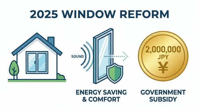 先進的窓リノベ2025：最大200万円の補助金スキーム