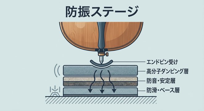 防振ステージの構造